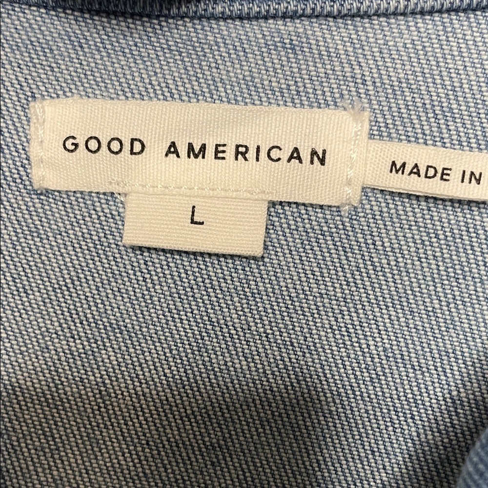 Good American Light Blue Denim Jumpsuit - Picture 6 of 8